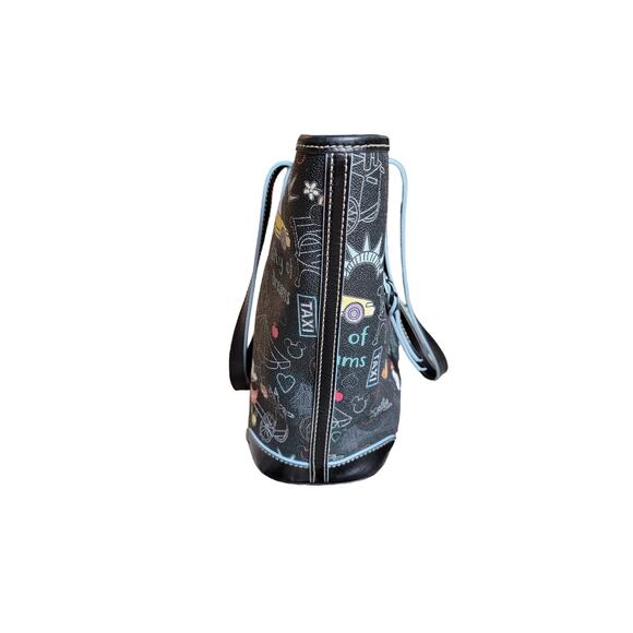 Dooney & Bourke Disney All Over New York City Mickey and Minnie Tote Bag - Picture 3 of 10